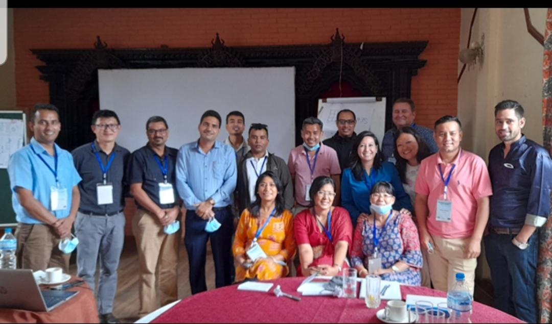 A photo of LLA students who attended Humanitarian Logistics training in Nepal