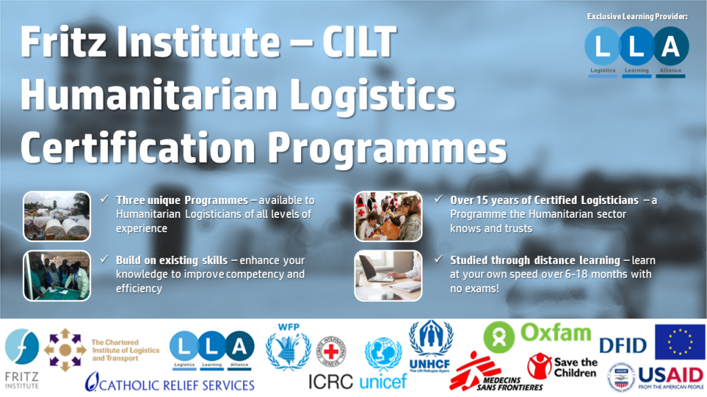 Humanitarian Logistics Certification Programmes 2022